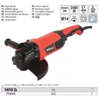 YATO YT-82105 Sarokcsiszoló 230 mm 2400 W