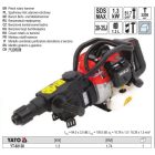YATO YT-82135 Elektromos fúrókalapács SDS-Max 25 J 1600 W