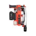 YATO YT-821701 Akkumulátoros merülőfűrész 18V 4Ah 140mm szénkefe nélküli motor + vezetősín (1db 4Ah akku +töltő)