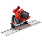 YATO YT-821701 Akkumulátoros merülőfűrész 18V 4Ah 140mm szénkefe nélküli motor + vezetősín (1db 4Ah akku +töltő)