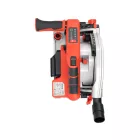 Yato YT-821702 Akkumulátoros merülőfűrész 140mm szénkefe nélküli motorral vezetősínnel, 2db szorítóval (akku és töltő nélékül)