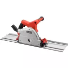 Yato YT-821702 Akkumulátoros merülőfűrész 140mm szénkefe nélküli motorral vezetősínnel, 2db szorítóval (akku és töltő nélékül)
