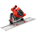 Yato YT-821702 Akkumulátoros merülőfűrész 140mm szénkefe nélküli motorral vezetősínnel, 2db szorítóval (akku és töltő nélékül)