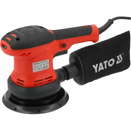 YATO YT-82208 Elektromos excentercsiszoló 150mm 400W 5 mm-es excenteres tartománnyal