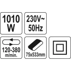 YATO YT-82240 Elektromos szalagcsiszoló 75 x 533 mm 1010 W