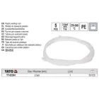 YATO YT-82304 Műanyag hegesztőpálca 2,5 x 5 mm x 1 m PE (5 db/cs)