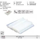 YATO YT-82430 Ragasztó patron színtelen 11 x 200 mm (1kg/cs)