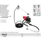 YATO YT-82562 Elektromos festékszóró légmentes 480 W 2,1 liter/perc