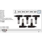 YATO YT-82563 Fúvóka készlet 5 részes YT-82560, YT-82562 festékszóróhoz