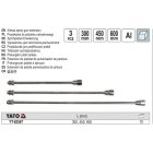 YATO YT-82567 Toldószár készlet 3 részes 300, 450, 600 mm YT-82562, YT-82560 festékszóróhoz