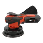 YATO YT-827533 Rezgő csiszoló 125 mm 18V akkumulátoros szénkefe nélküli motorral (akku + töltő nélkül)