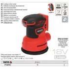 YATO YT-82753 Akkus excenter csiszoló 125 mm 18 V Li-Ion (akku + töltő nélkül)