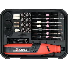   YATO YT-82762 8 V-os akkumulátoros mini csiszoló tartozékokkal