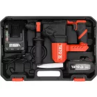 YATO YT-827721 Akkus fúrókalapács SDS+ BL motor 18V (töltő + 1x4Ah akku)