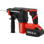YATO YT-827722 Akkus fúrókalapács SDS+ BL motor 18V (töltő + 2x4Ah akku)