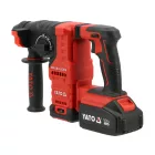 YATO YT-827724 Akkumulátoros fúrókalapács 18V 4Ah SDS Plus 2,4J szénkefe nélküli motor (2x akku + töltő)