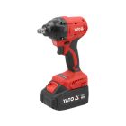 YATO YT-8277925 Akkus ütvecsavarozó 1/2" 350 Nm szénkefe nélkül 18 V (2 x 4,0 Ah akku + töltő)
