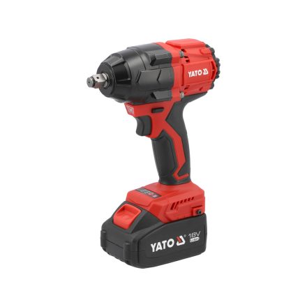 YATO YT-8277935 Akkus ütvecsavarozó 1/2" 800 Nm szénkefe nélkül 18 V (2 x 4,0 Ah akku + töltő)