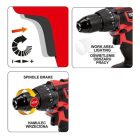 YATO YT-82787 Akkus ütvefúró-csavarozó 40 Nm 18 V Li-Ion (akku + töltő nélkül)