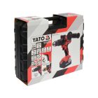 YATO YT-82790 Akkus ütvefúró-csavarozó 18 V szénkefe nélküli motor (1 x 3,0 Ah akksi + töltő)