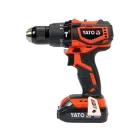 YATO YT-82796 Akkus ütvefúró-csavarozó 42 Nm szénkefe nélküli 18 V Li-Ion (1 x 2,0 Ah akku + töltő)