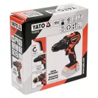 YATO YT-82797 Akkus ütvefúró-csavarozó 42 Nm szénkefe nélküli 18 V Li-Ion (akku + töltő nélkül)
