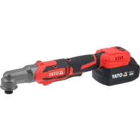   YATO YT-828030 Elektromos racsni akkumulátoros 18V 160NM rövid felépítésű szénkefe nélküli motorral (1 x 4Ah akkuval és töltővel)