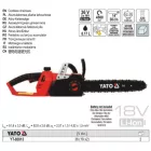 YATO YT-82813 Akkus láncfűrész 350 mm 2 x 18 V (akku + töltő nélkül)