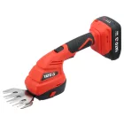 YATO YT-828335 Akkumulátoros fű és sövénnyíró 18V 2Ah szénkefe nélküli motor (1x akku + töltő)