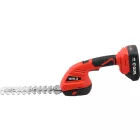 YATO YT-828357 Akkumulátoros fű és sövénnyíró 18V 2Ah szénkefés motorral (1x akku + töltő)