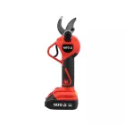 YATO YT-828380 Akkumulátoros metszőolló 18V 2Ah max 30mm szénkefe nélküli motor (1x akku + töltő)
