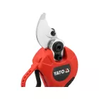 YATO YT-828380 Akkumulátoros metszőolló 18V 2Ah max 30mm szénkefe nélküli motor (1x akku + töltő)