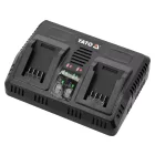 YATO YT-828499 Dupla akkumulátor töltő18V‐2.2A