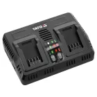YATO YT-828501 Intelligens dupla akkumulátor töltő 18V (2.4-4.5A)