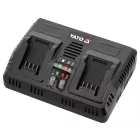 YATO YT-828501 Intelligens dupla akkumulátor töltő 18V (2.4-4.5A)