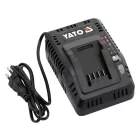 YATO YT-828510 Akkumulátor 2 x 4.0 Ah és intelligens töltő szett kofferben