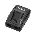 YATO YT-828510 Akkumulátor 2 x 4.0 Ah és intelligens töltő szett kofferben