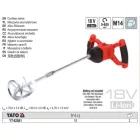 YATO YT-82881 Akkus keverőgép M14 18 V Li-Ion (akku + töltő nélkül)