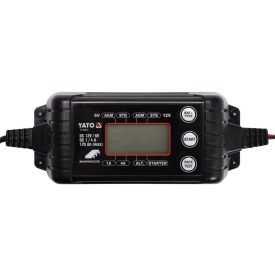   YATO YT-83033 Akkumulátor töltő 6/12 V 1/4 A max. 120 Ah LCD kijelző