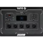 YATO YT-83096 Hordozható erőmű 3600W, 3072WH LIFEPO4, EPS