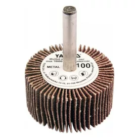   YATO YT-83353 Csapos lamellás, legyező csiszolókorong 40 x 20 x 6 mm / P80