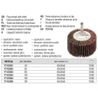 YATO YT-83366 Csapos lamellás, legyező csiszolókorong 60 x 30 x 6 mm / P150