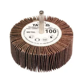   YATO YT-83372 Csapos lamellás, legyező csiszolókorong 80 x 30 x 6 mm / P60