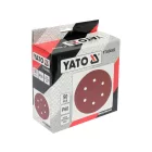 YATO YT-834582 Tépőzáras fíbertárcsa 150 mm / P60 6 lyukas (50 db/cs)