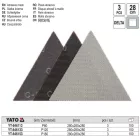 YATO YT-846153 Tépőzáras delta csiszolóháló 280 mm / P180 (3 db/cs)