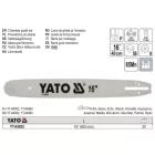 YATO YT-84935 Láncfűrész láncvezető 16" 3/8" 1,3 mm