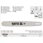YATO YT-84936 Láncfűrész láncvezető 18" 0,325" 1,5 mm