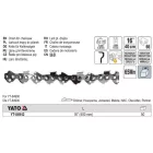 YATO YT-84942 Láncfűrész lánc 16