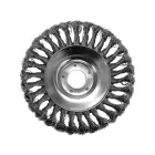 YATO YT-85141 Döntött sodrott körkefe 150 x 25,4 mm fűkaszához, fűszegélyvágóhoz