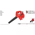 YATO YT-85170 Elektromos lombfúvó-szívó 600 W